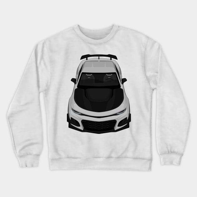 camaro zl1 1le grey Crewneck Sweatshirt by VENZ0LIC